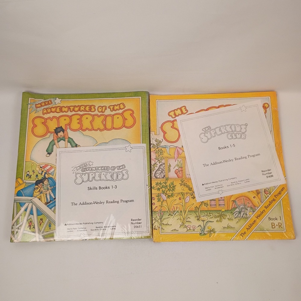 Adventures of the Superkids Skills Books 1–3 pack and Books 1-5 pack New Sealed